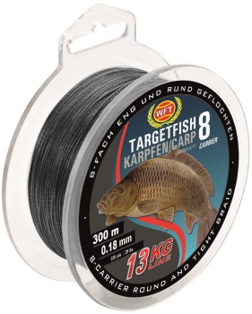 WFT Target Fish 8 Karpfen Schwarz 300m